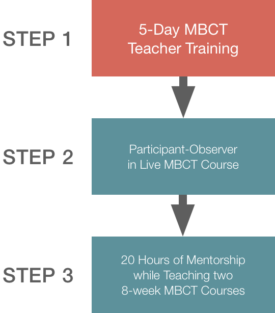 3 Step MBCT Training Process